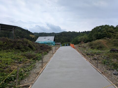 今週の杉山建設【伊勢市 通路整備工事　擁壁工事】